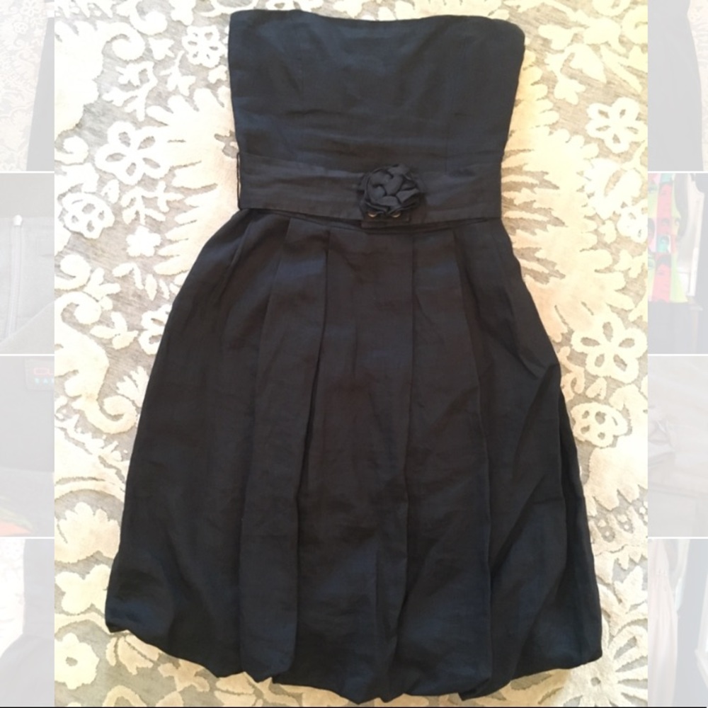 Black bubble dress